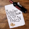 I'm Outdoorsy I Like Getting Drunk Kitchen Towel - Cotton