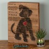 If People Had Hearts Like Dogs String Art - Wood, Metal, String