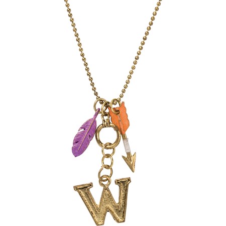 Necklace - W - 30" Chain - Metal