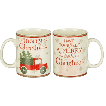 Mug - Merry Christmas - 20 oz. - Stoneware 