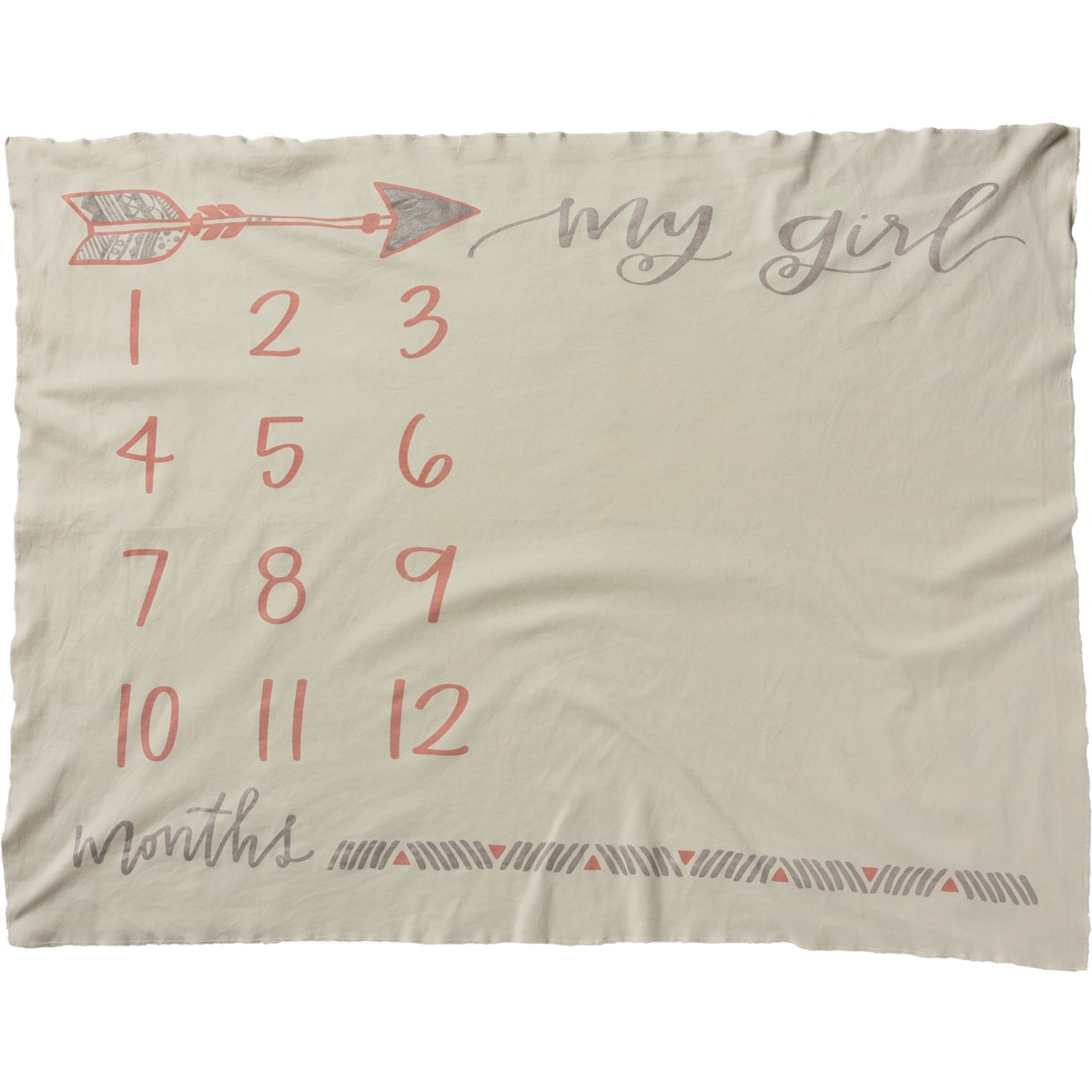 Milestone Blanket - My Girl - 42" x 36" - Cotton