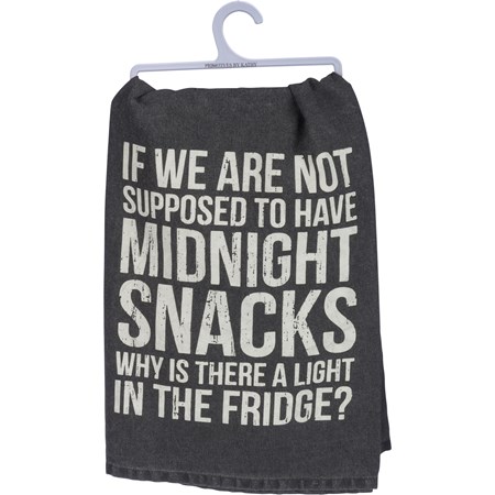 Supposed To Have Midnight Snacks Kitchen Towel - Cotton 