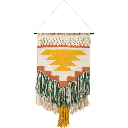 Gypsy Wall Hanging - Cotton, Metal