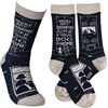 Not Drinking Alone If Your Dog Is Home Socks - Cotton, Nylon, Spandex
