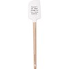 No Such Thing As Too Much Butter Spatula - Silicone, Wood