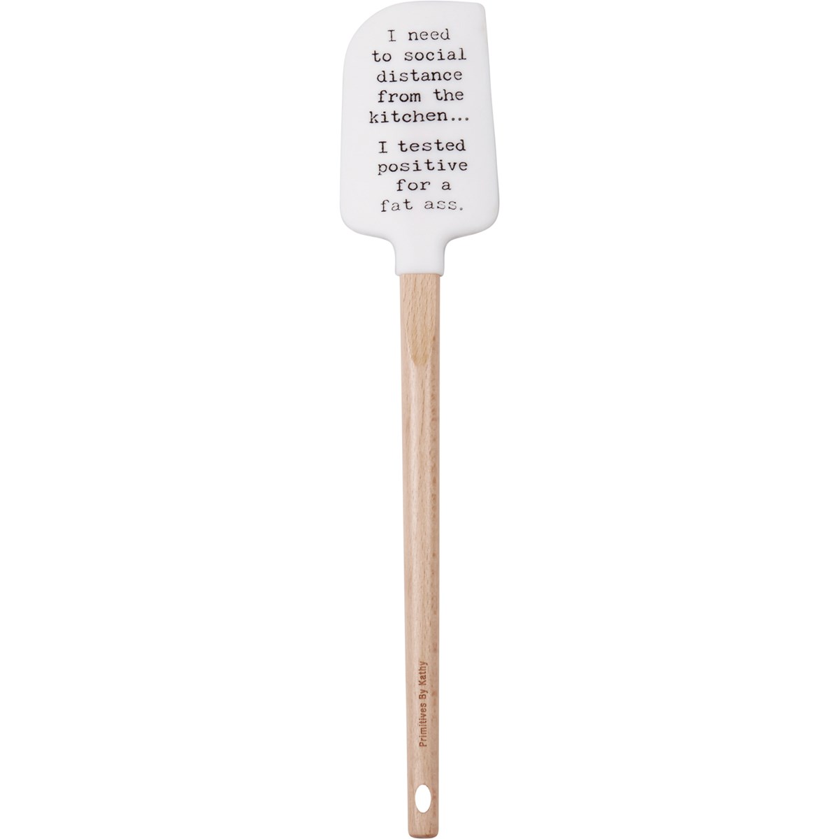 Social Distance From The Kitchen Spatula - Silicone, Wood