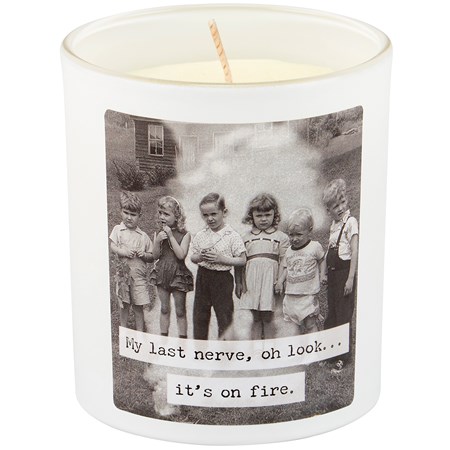 Last Nerve Candle - Soy Wax, Glass, Cotton
