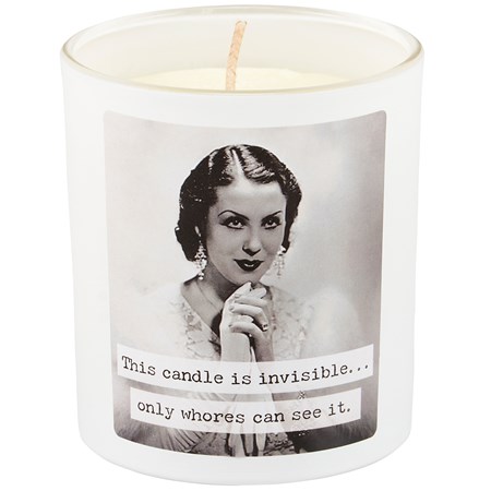 Invisible Candle - Soy Wax, Glass, Cotton