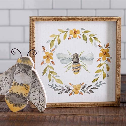 Hand Illustrated Garden Watercolor Bees Collection by Annie Quigley