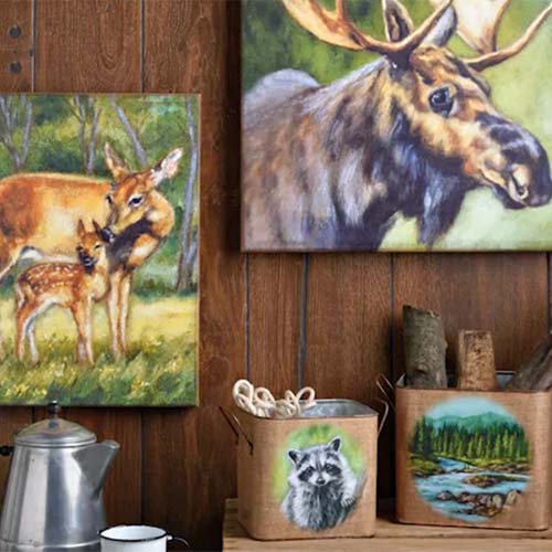 Painted Woodland Collection by Michele Kixmiller