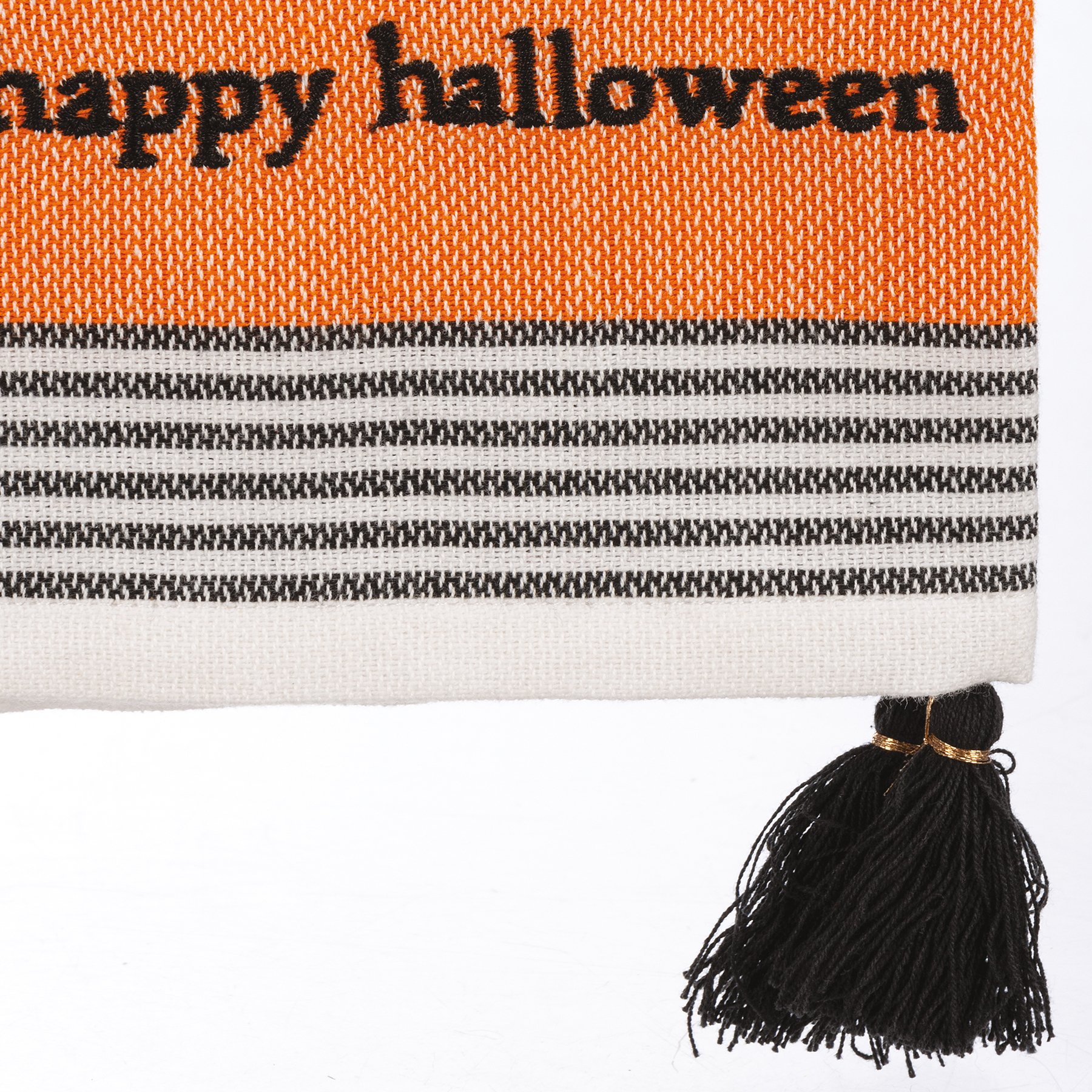 Primitives By Kathy Asciugamano Da Cucina Happy Halloween In Cotone Con Ricamo E Nappe
