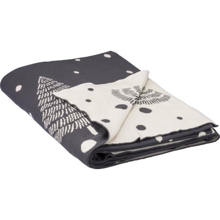 Tree Dots Throw Blanket - Cotton