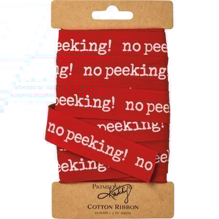 No Peeking Ribbon - Cotton