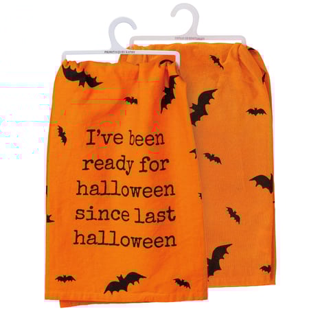 Ready Since Last Halloween Kitchen Towel - Cotton