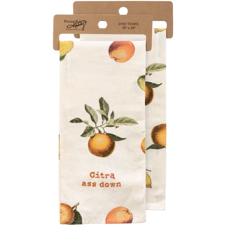Citra Down Kitchen Towel - Cotton, Linen