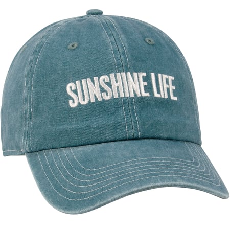 Sunshine Life Baseball Cap - Cotton, Metal