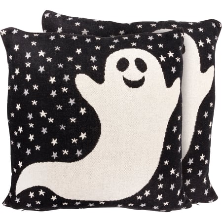 Ghost Pillow - Cotton, Zipper