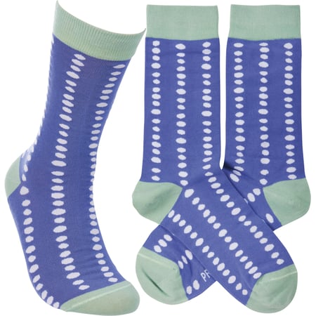 Inhale Exhale Socks - Cotton, Nylon, Spandex