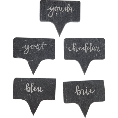 Cheese Party Pick Set - Slate