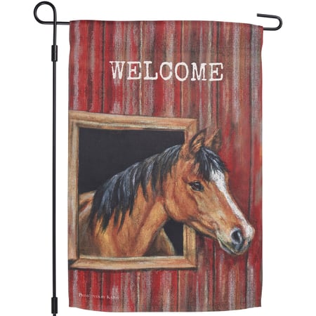 Welcome Garden Flag - Polyester