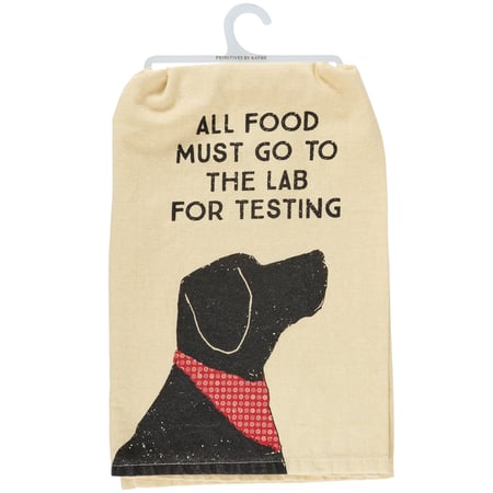 All Food To The Lab Kitchen Towel - Cotton