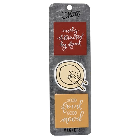 Good Food Magnet Set - Wood, Metal, Magnet