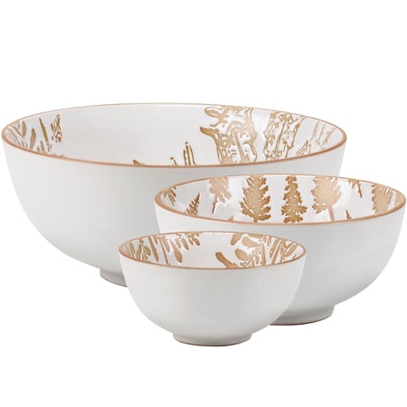 Winter Bowl Set - Stoneware