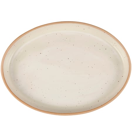 Cream Cottage Oval Platter - Stoneware