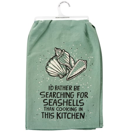 Seashells Kitchen Towel - Cotton