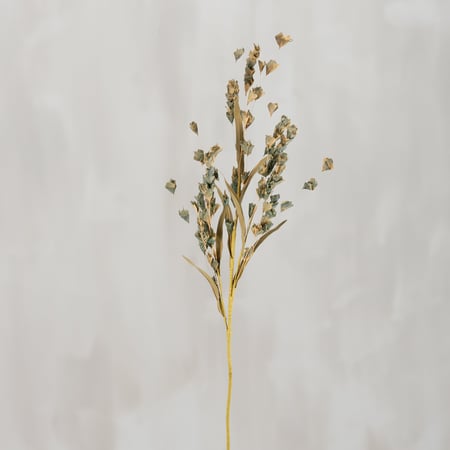 Blue Wildflower Floral Pick - Paper, Plastic, Wire