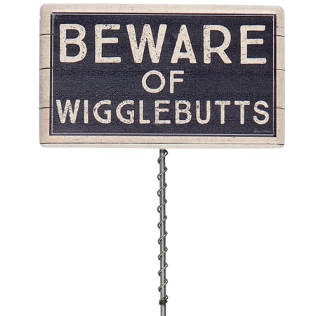 Wigglebutts Garden Pick - Metal