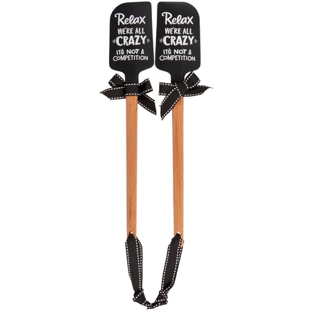 Not A Competition Spatula - Silicone, Wood