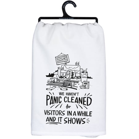 Panic Cleaned Kitchen Towel - Cotton