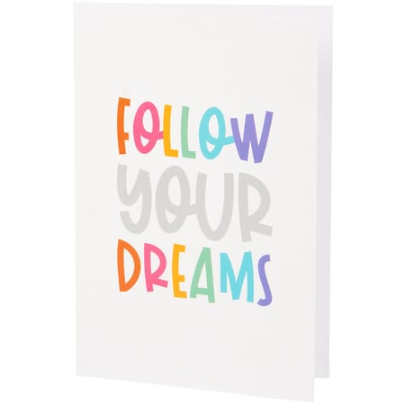 Your Dreams Greeting Card - Paper