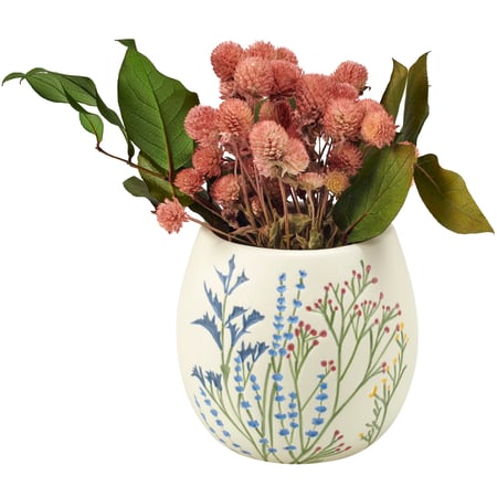 Wildflowers Planter - Stoneware