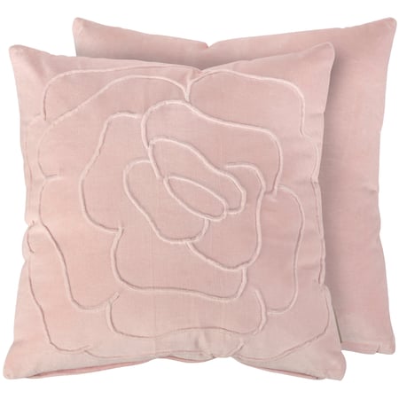 Cabbage Rose Pillow - Velvet, Zipper