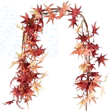 Blush Maple Garland - Plastic, Fabric, Paper, Wire