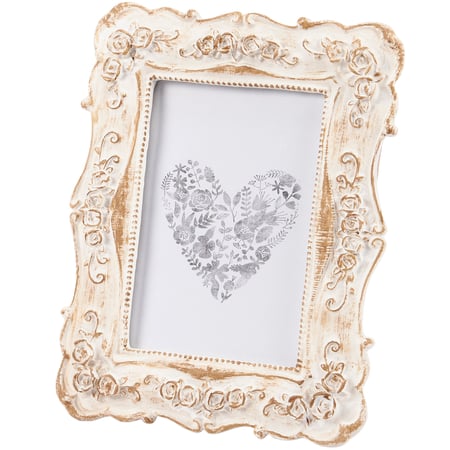 Antique Photo Frame - Wood, Glass
