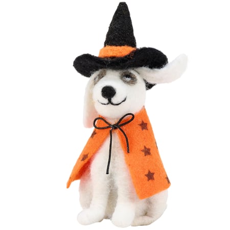Dog Witch Critter - Felt, Polyester, Foam, Plastic