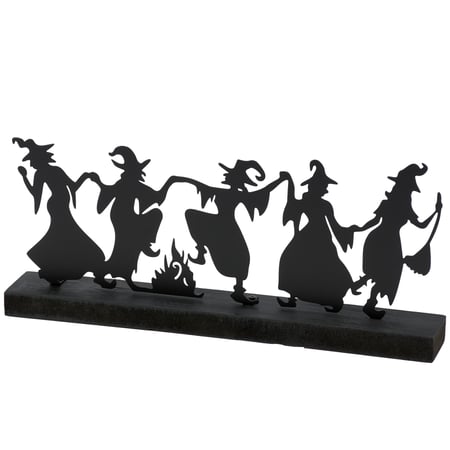 Dancing Witches Sitter - Metal, Wood
