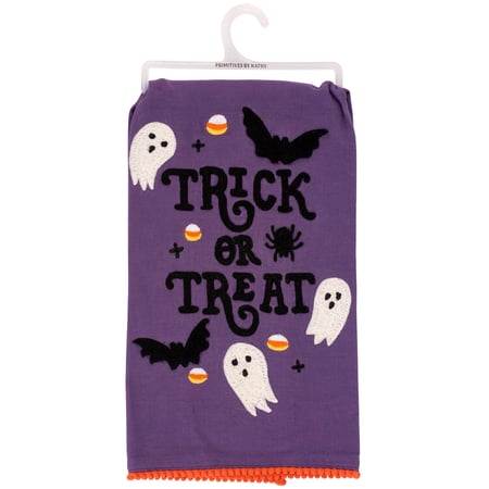 Trick Or Treat Kitchen Towel - Cotton