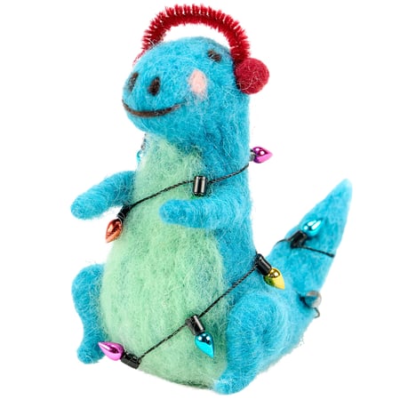 Winter Tyrannosaurus Critter - Felt, Foam, Plastic