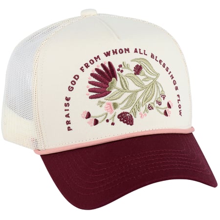 Praise God Trucker Hat - Cotton, Polyester, Plastic
