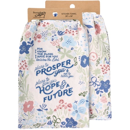Plans To Prosper You Kitchen Towel - Cotton