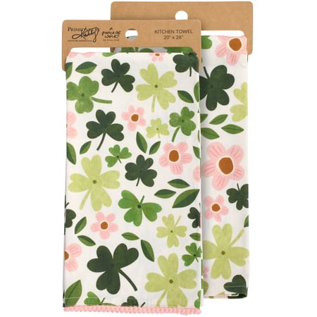 Shamrocks Kitchen Towel - Cotton
