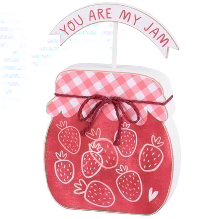You Are My Jam Chunky Sitter - Wood, Paper