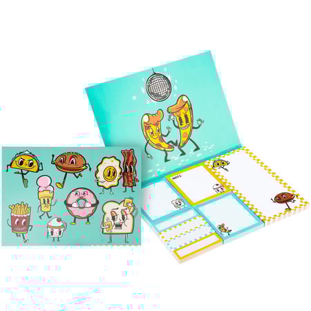 Food Crew Sticky Notes - Paper