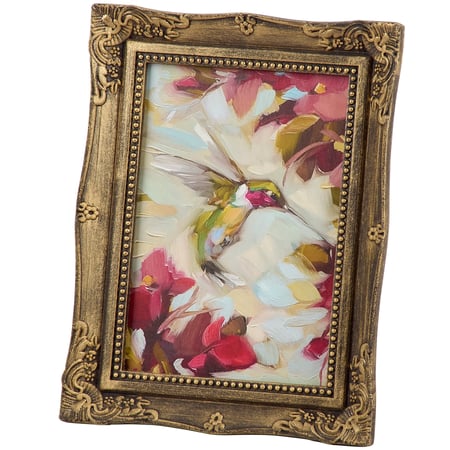 Hummingbird Framed Art - Wood, Paper