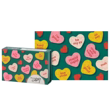 Hearts 96 Piece Puzzle - Paper