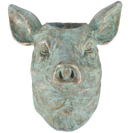 Pig Wall Planter - Cement